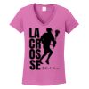 Ladies Heavy Cotton™ 100% Cotton V-Neck T-Shirt Thumbnail