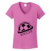 Ladies Heavy Cotton™ 100% Cotton V-Neck T-Shirt Thumbnail