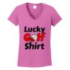 Ladies Heavy Cotton™ 100% Cotton V-Neck T-Shirt Thumbnail