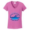 Ladies Heavy Cotton™ 100% Cotton V-Neck T-Shirt Thumbnail