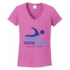 Ladies Heavy Cotton™ 100% Cotton V-Neck T-Shirt Thumbnail