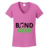 Ladies Heavy Cotton™ 100% Cotton V-Neck T-Shirt Thumbnail
