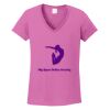 Ladies Heavy Cotton™ 100% Cotton V-Neck T-Shirt Thumbnail